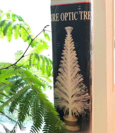 FIBER  OPTIC クリスマスツリー クリスタル 150cm