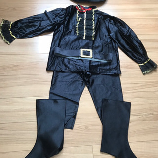 ハロウィン仮装  黒い三銃士セット(7〜9歳用)