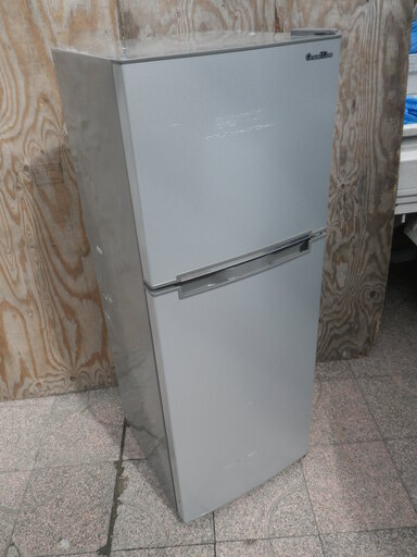【美品】グランドライン ARM-138L02SL 2ドア 冷凍冷蔵庫 19年