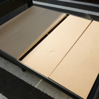 早い者勝ち!! 中古美品 ダブルベッド マットレス付き W1430×2150 