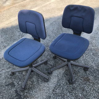 事務所椅子 2個セット  経年劣化若干あります！
