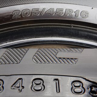205/45Ｒ16　ブリヂストンポテンザＲＥ１１　４本セット　溝たっぷり♪