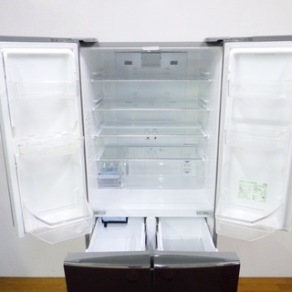 1/23アクア/AQUA 2014年製 400L 5ドア冷蔵庫 自動製氷機能付き AQR-