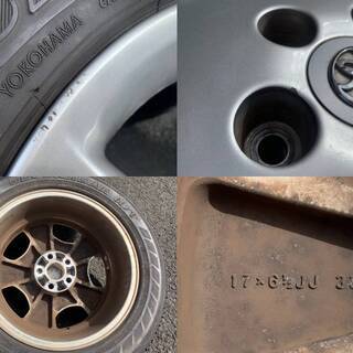 トヨタクルーガー純正　１７インチ　アルファード、ヴェルファイアにも！