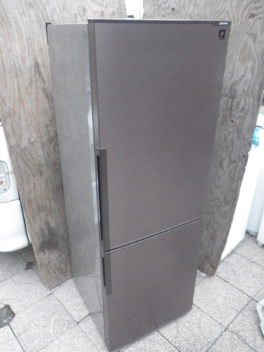 「かわいい～！」 SHARP 2ドア冷凍冷蔵庫　2016年製・SJ-PD27B-T　プラズマクラスター搭載 271L 冷蔵庫 シャープ 冷蔵庫
