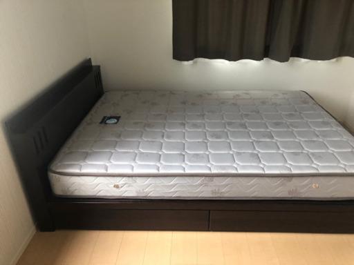 ニトリ ダブルベッド、マットレスセット（BR）を買い取りました 