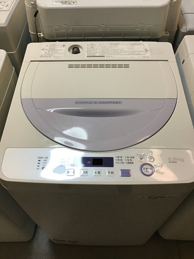 人気定番の 【送料無料・設置無料サービス有り】洗濯機 中古 ES-GE5A SHARP 2017年製 洗濯機