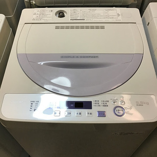 【送料無料・設置無料サービス有り】洗濯機 2017年製 SHARP ES-GE5A 中古の画像