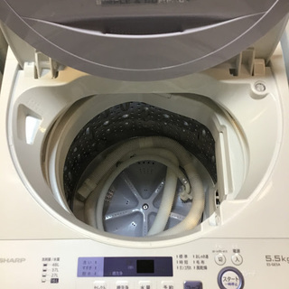 【送料無料・設置無料サービス有り】洗濯機 2017年製 SHARP ES-GE5A 中古 - 杉並区