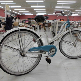 自転車 ビーチクルーザー 26インチ ビーチサイクル ペパーミント 