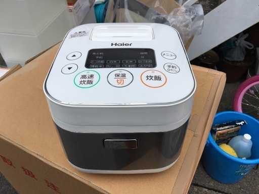 ハイアール 3合炊き 炊飯器 美品