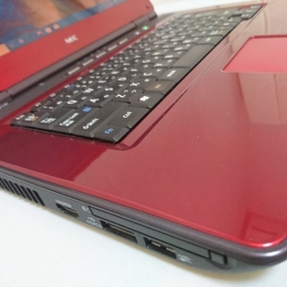 取引中】 大画面・ブルーレイ搭載 綺麗なレッド NEC Lavie Windows10