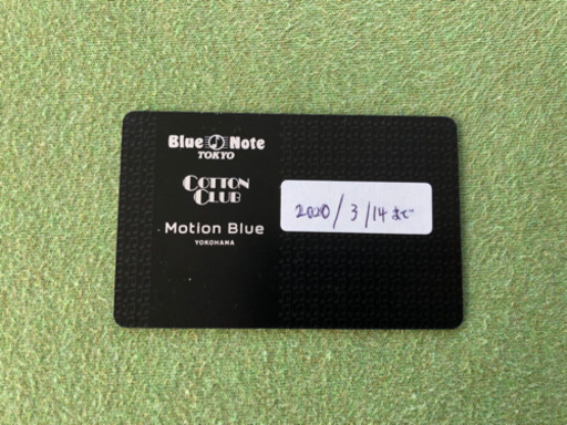 ★値下げ！★ブルーノート ジャズクラブ3社共通ギフトカード 5万円分 ☆値下げ！☆ブルーノート ジャズクラブ3社共通ギフトカード 5万円分