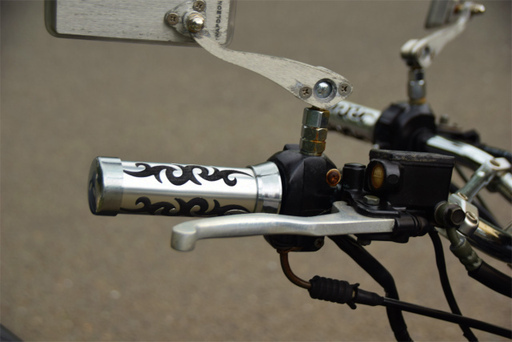 ☆マジェスティ125☆12505km☆バーハン化☆社外マフラー水温計設置