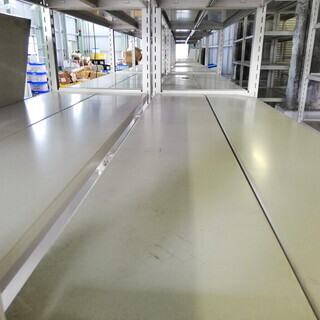 5段 中量スチールラック 約30台分 大量セット H2400×W1800+1200×600mm ボルトレス連結 スチール棚 倉庫 業務用