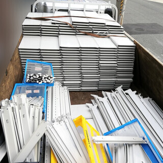 5段 中量スチールラック 約30台分 大量セット H2400×W1800+1200×600mm ボルトレス連結 スチール棚 倉庫 業務用