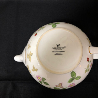 ウェッジウッド ワイルドストロベリー ティーポット 