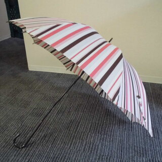 【お値下げ】JM5076)ストライプ模様の傘【取りに来られる方限定】