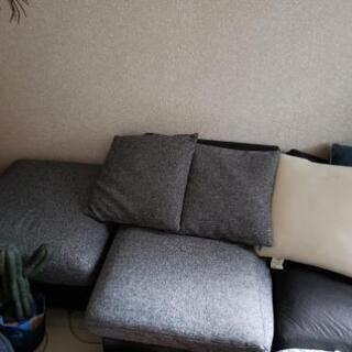 家具 早急に！カウチソファー 中古