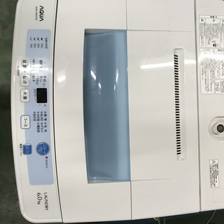 商談中　AQUA洗濯機6.0㎏２０１４年式