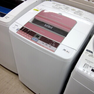 安心の6ヶ月保証付!2015年製 7.0kg HITACHI(日立)「BW-7TV」全自動
