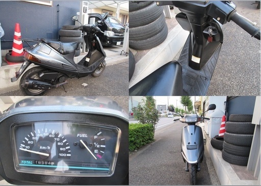 埼玉川口発！スズキ アドレスV100 ガンメタ 2サイクル 程度良好 即