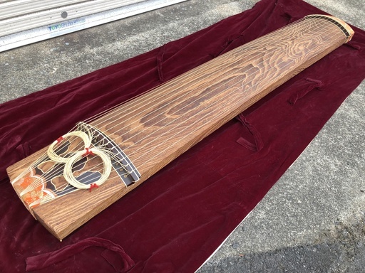 琴 布ケース タテ26cm ヨコ186cm 高さ10cm 和楽器 弦楽器 伝統楽器 撥弦楽器 13弦 筝 綾杉 高級感 花柄 雅楽