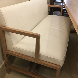 シギヤマ家具工業 リビングダイニングテーブル4点セット テーブル チェア ベンチ ホワイト系 美品 中古品