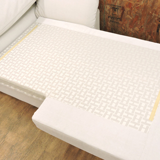 (Y)札幌 北大前 HUKURA EDINA フクラ エディナ L字型 コーナーソファ (2P片肘ソファ+カウチ+スツール) 可動式ヘッドレスト 高級ソファ