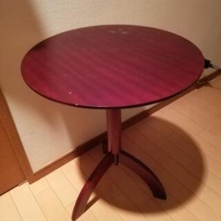 円 テーブル 木製