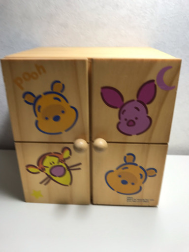ディズニーランドお土産 くまのプーさん 木箱小物入れ Kurumi 高松の子供用品の中古あげます 譲ります ジモティーで不用品の処分