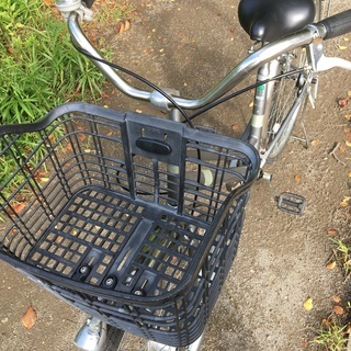 シティサイクル　イオンバイク　27インチ　シングルギア　シルバー