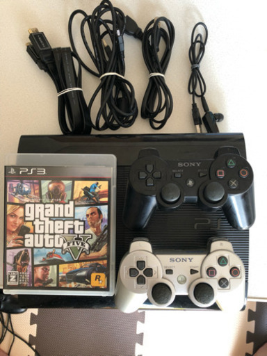 PS3本体、ワイヤレスヘッドセット、gta5