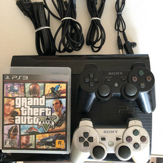 PS3本体、ワイヤレスヘッドセット、gta5