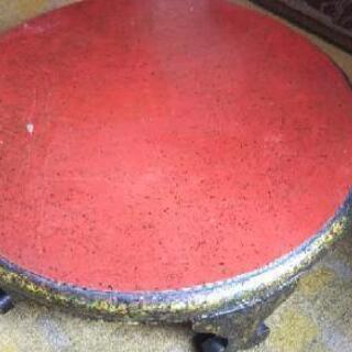 昭和の家具 円型座卓