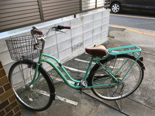 割と美品のギア付き自転車