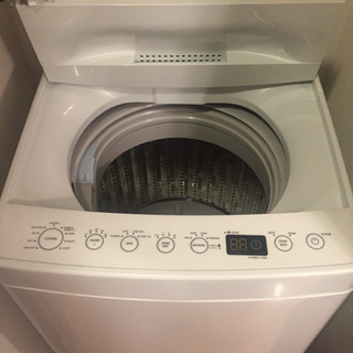 極美品 Amadana洗濯機 2018年モデル