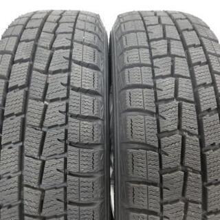 仙台市～バリ溝！18年！スタッドレス付アルミ 13x4.00 PCD100/インセット42/4穴 ダンロップ/ウィンンターマックスWM01 155/65R13/4本セット