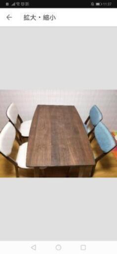 ニトリのダイニングテーブル椅子セットかなり美品