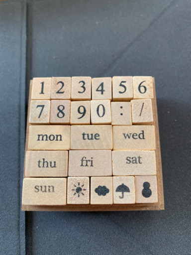 スタンプ 数字 月 天気 Nee 古島のその他の中古あげます 譲ります ジモティーで不用品の処分