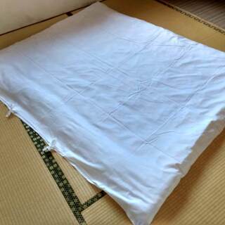 【中古】 掛け布団カバー 5枚組 業務用 包布 綿100% 白色 無地