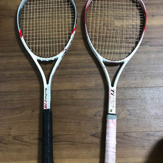 【ヨネックス】軟式用テニスラケット(2本)