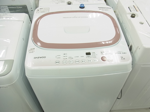 【駅近】2017年製 7.0kg 洗濯機 Daewoo【トレジャーファクトリー南柏店】