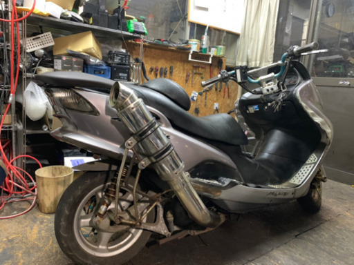 マジェスティ125 かち上げマフラー　コマジェ マジェスティ125 コマジェ カチ上げマフラーカスタム✨