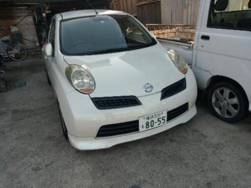 日産マーチ　車検付き！まだまだ元気でカッコイイです。