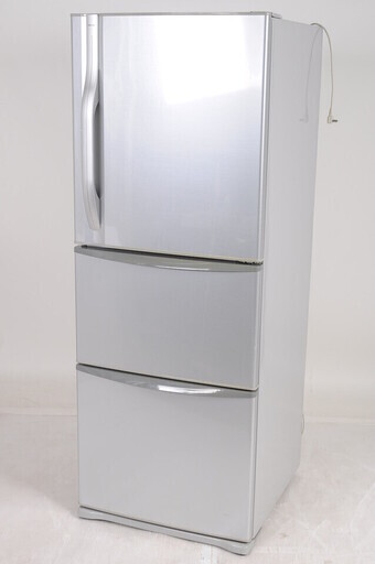 R-JE014 東芝 339L 3ドア ノンフロン冷凍冷蔵庫 GR-34ND(S)