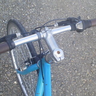 クロスバイク 外装6段変速 スカイブルー