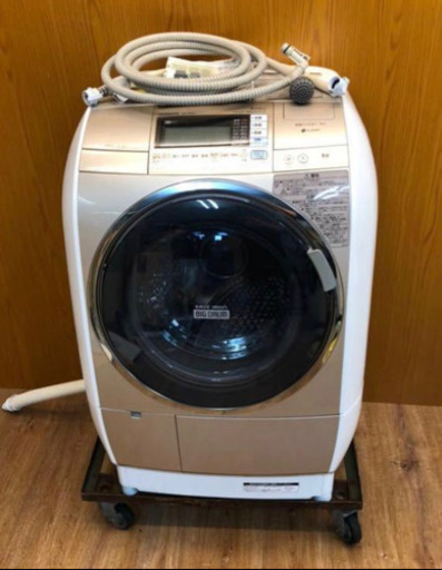 日立 / HITACHI BD-V9500R BIG DRUM ドラム式洗濯乾燥機 左開き 2013年製 10kg /6kgシャンパン （675）AKARI