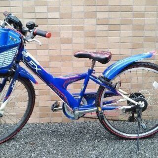ブリヂストン　子供用自転車　24インチ　ブルー