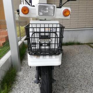 ホンダ　ジャイロX　TD01　3輪　原付　ホワイト　自賠責付き　ミニカー　青ナンバー　ノーヘル